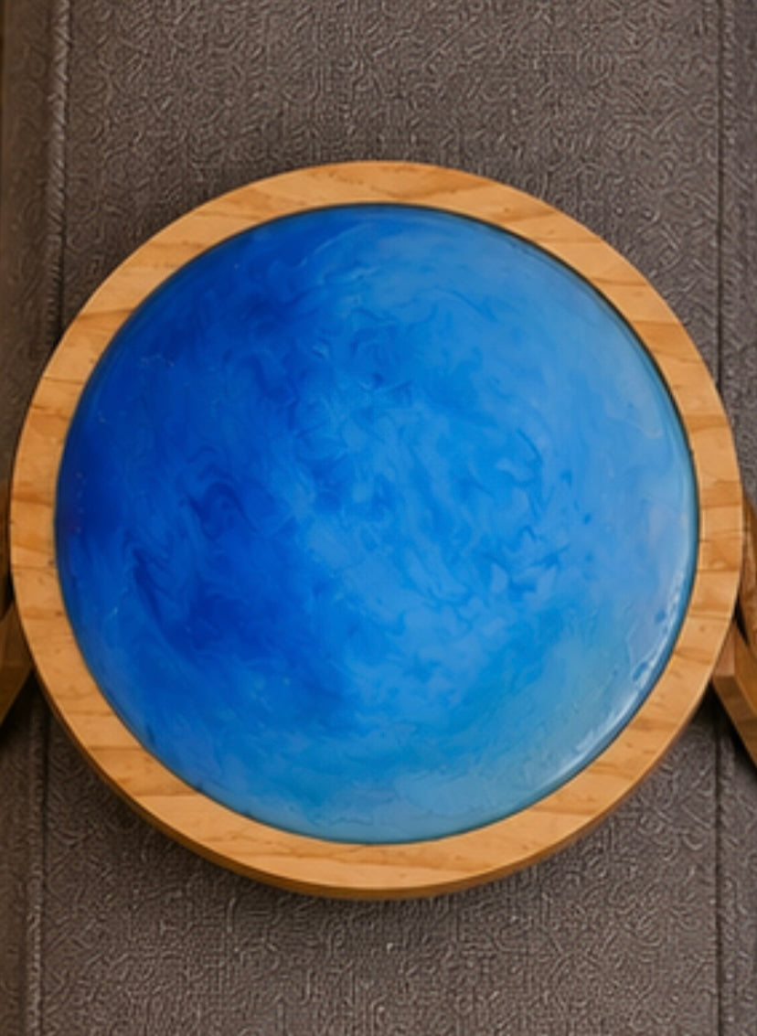 Blue Sofa Table