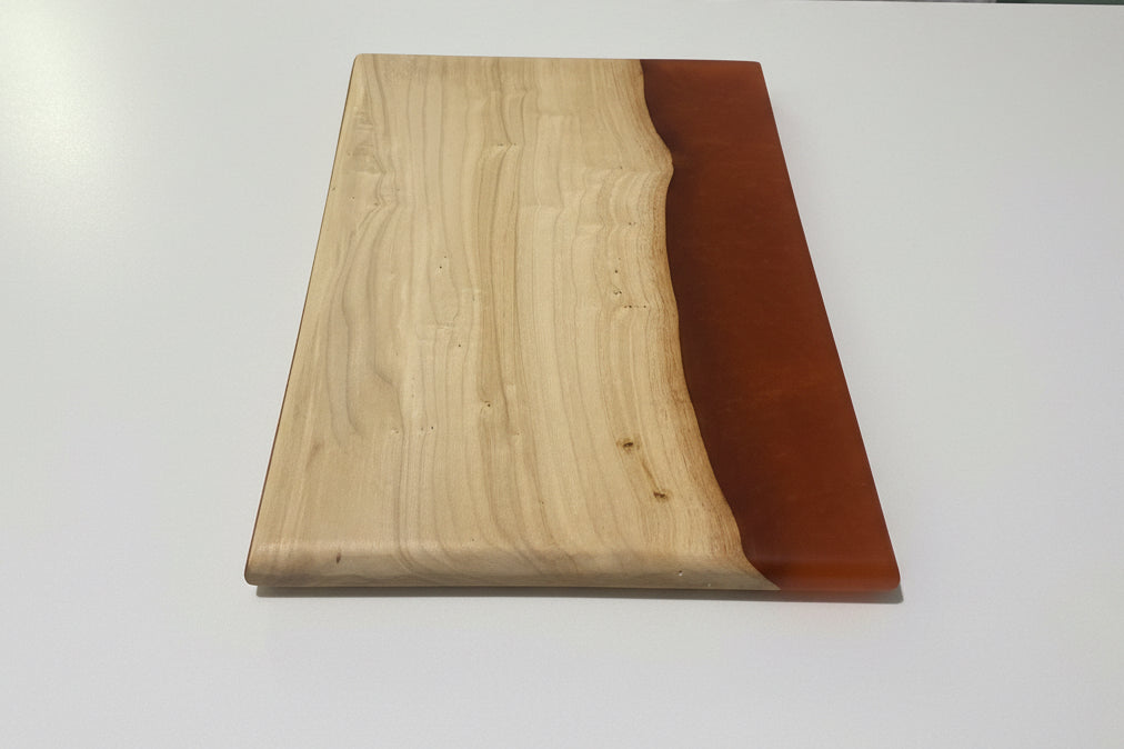 Small Bronze Red Resin Edge Chopping Board