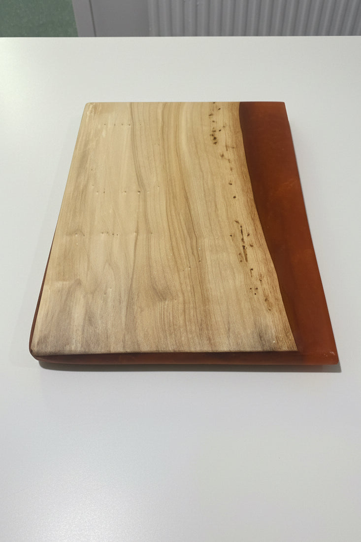 Small Bronze Red Resin Edge Chopping Board
