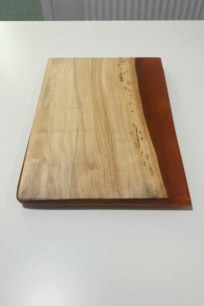 Small Bronze Red Resin Edge Chopping Board