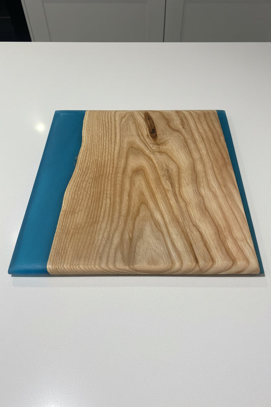 Pacific Blue Resin Edge Chopping Board