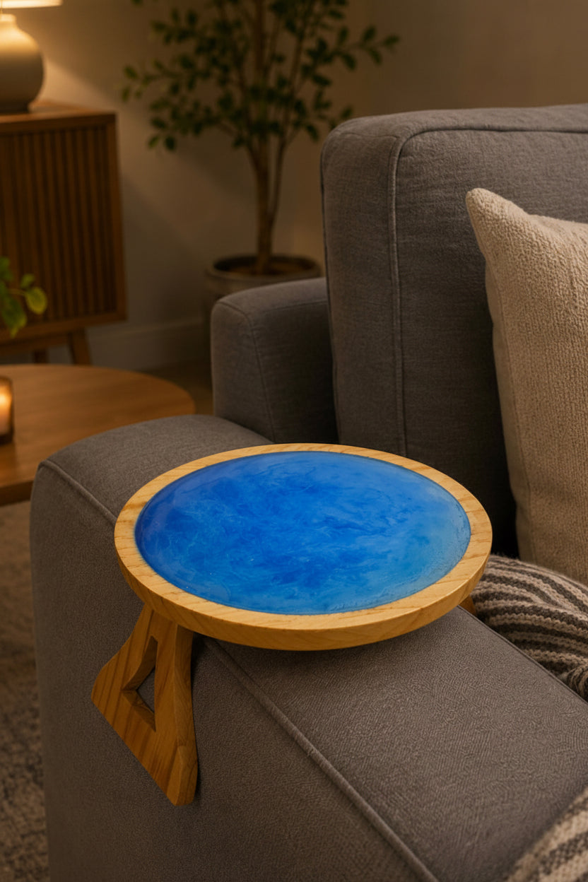 Blue Sofa Table