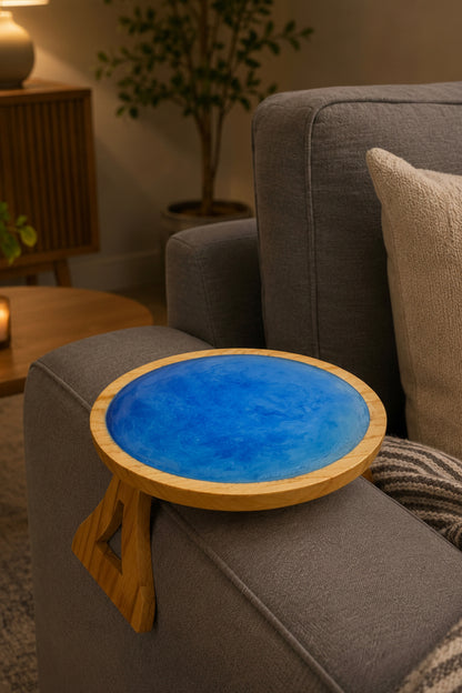 Blue Sofa Table