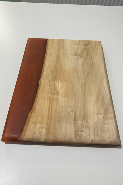 Small Bronze Red Resin Edge Chopping Board